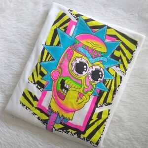 Adult Swim Rick and Morty Wubba Lubba Dub Dub Hoodie NWOT